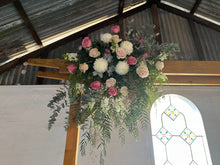 Load image into Gallery viewer, Flowers in corner of arbour