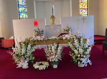Load image into Gallery viewer, Church Flower Arrangements for funerals /celebration of life