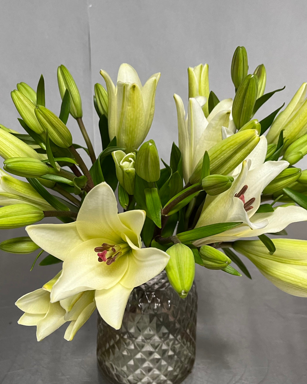 Bouquet of Lilliums  in a vase .
