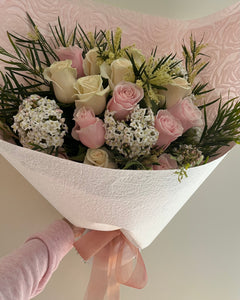 Bouquet of Pastel Roses
