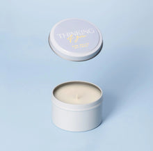 Load image into Gallery viewer, Thinking of you -Quote soy candle -Lychee Peony
