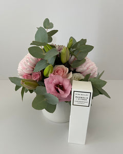 Flowers with Citrus and magnolia room spray gift