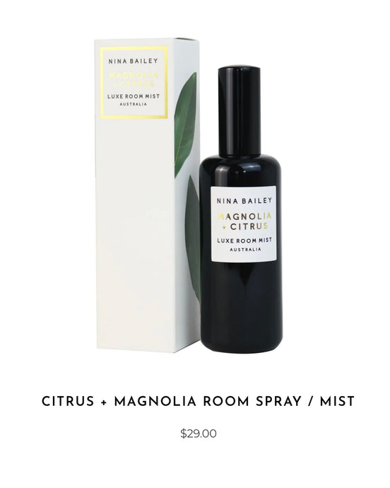 Nina bailey ,Citrus and Magnolia room Spray/mist 100ml