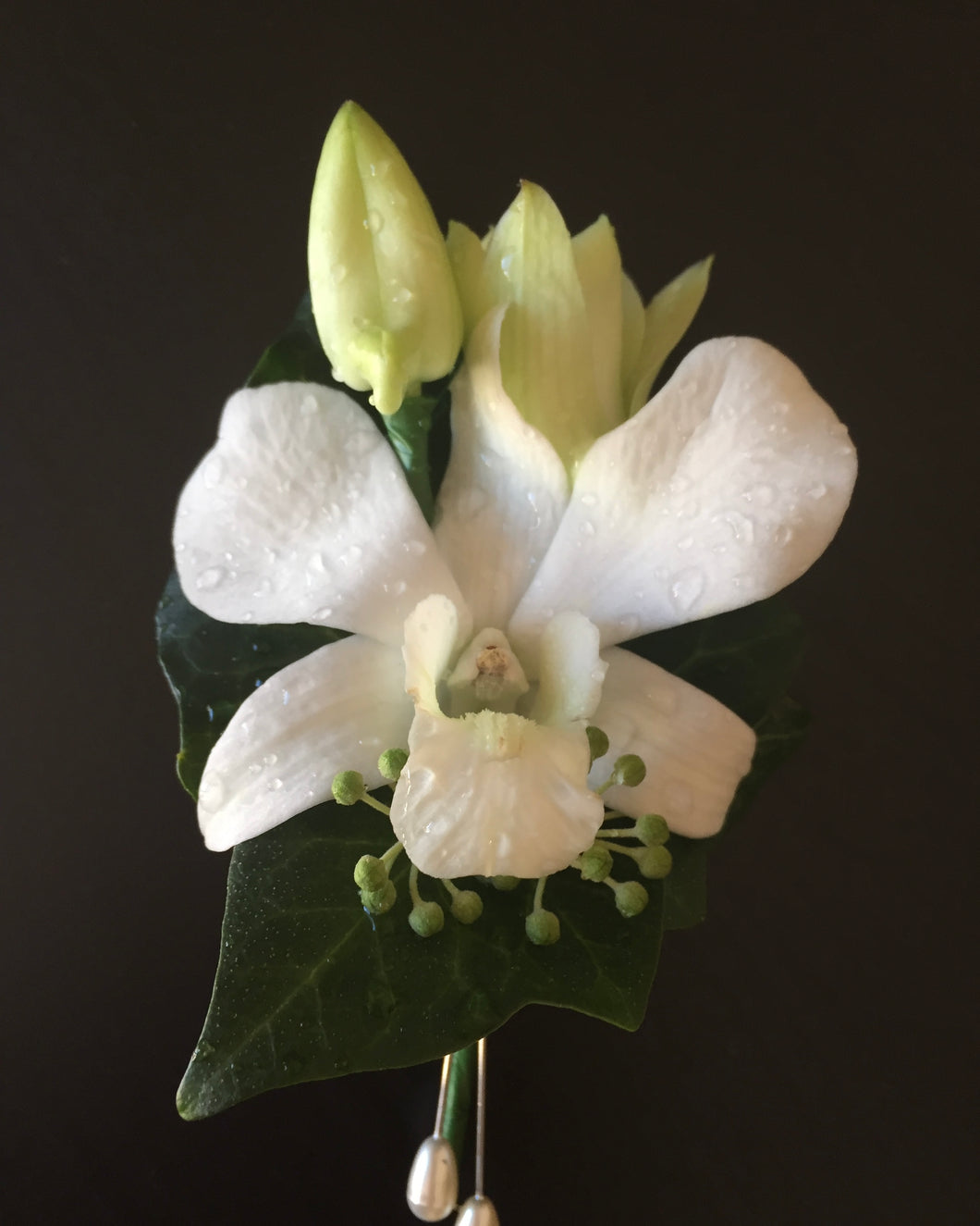 Orchid Buttonhole